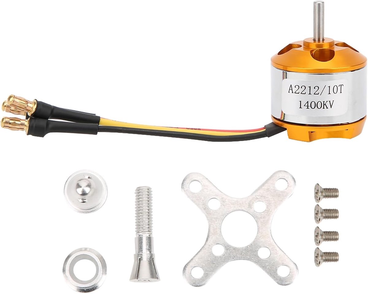 Krachtige Outrunner Borstelloze Motor voor RC Quadcopter, 1400KV, Ideaal voor Drone Projecten en Modelbouw