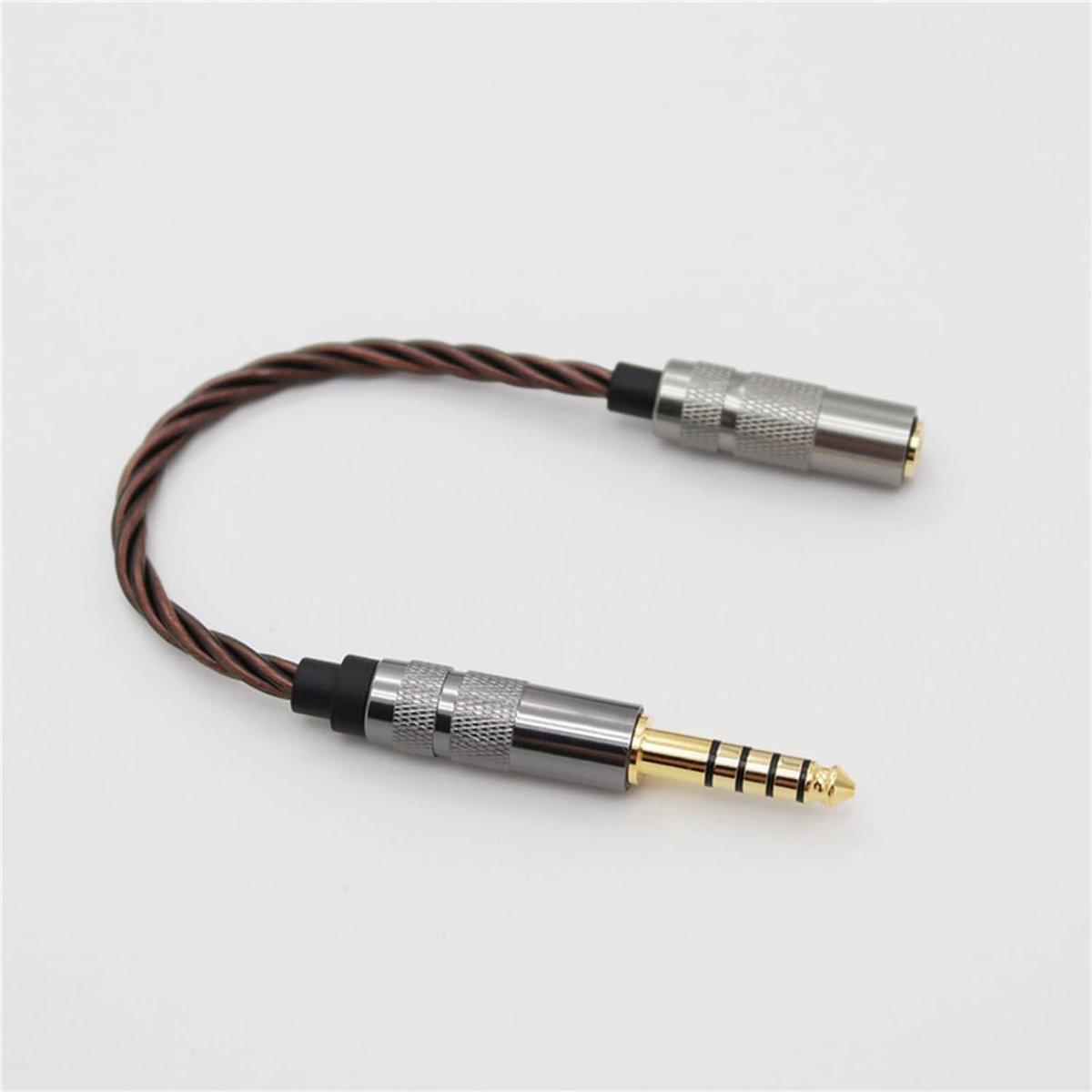 Symmetrische adapterkabel, 3,5 mm jack naar 4,4 mm jackstekker, audio-adapterkabel, Balanced Male naar Stereo Female - ShopVlot