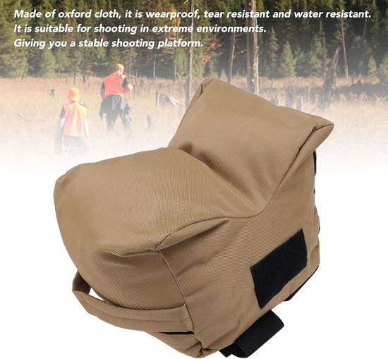 Multifunctionele Outdoor Steunzak - Zandzak voor Fotografie, Schietsport en Avontuurlijke Activiteiten, Oxford Katoen, Ongevuld — afbeelding 3