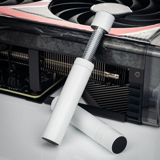 Verstelbare GPU Steun voor Grafische Kaarten, Aluminium Anti-Sag Beugel met Hoogte van 74 tot 120 mm, Universele Video Kaart Ondersteuning voor Stabiliteit en Bescherming — afbeelding 5