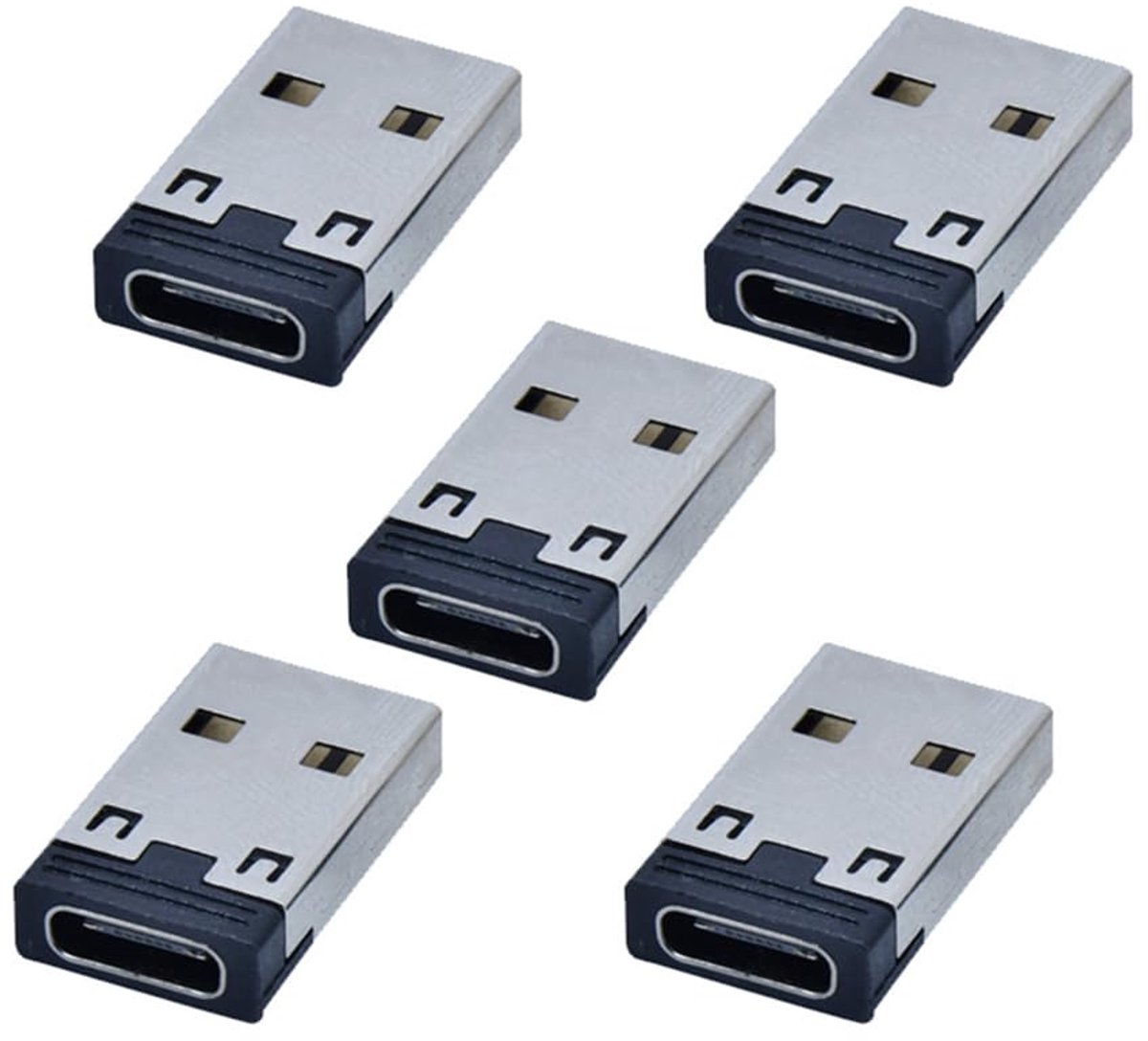 5pcs/lot USB-C Type C Female to USB 2.0 A Male 480Mbps Data and Power Adapter for Laptop, Tablet and Phone - ShopVlot