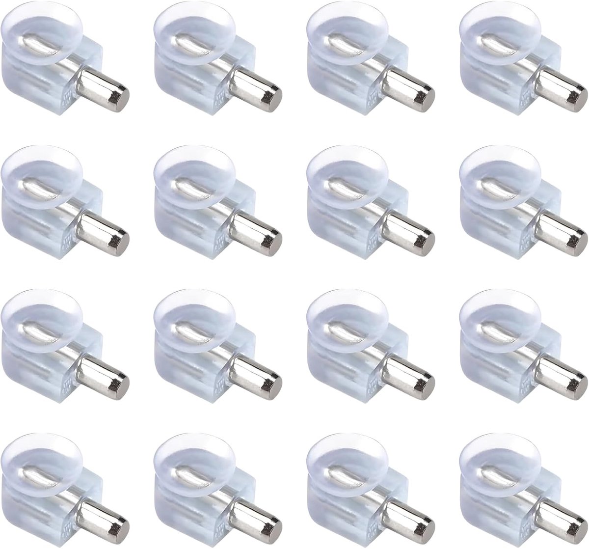 16 Pieces Shelf Carriers, Glass Shelf Carriers, 5mm Transparent Shelf Carriers with Suction Cups, for Glass and - ShopVlot