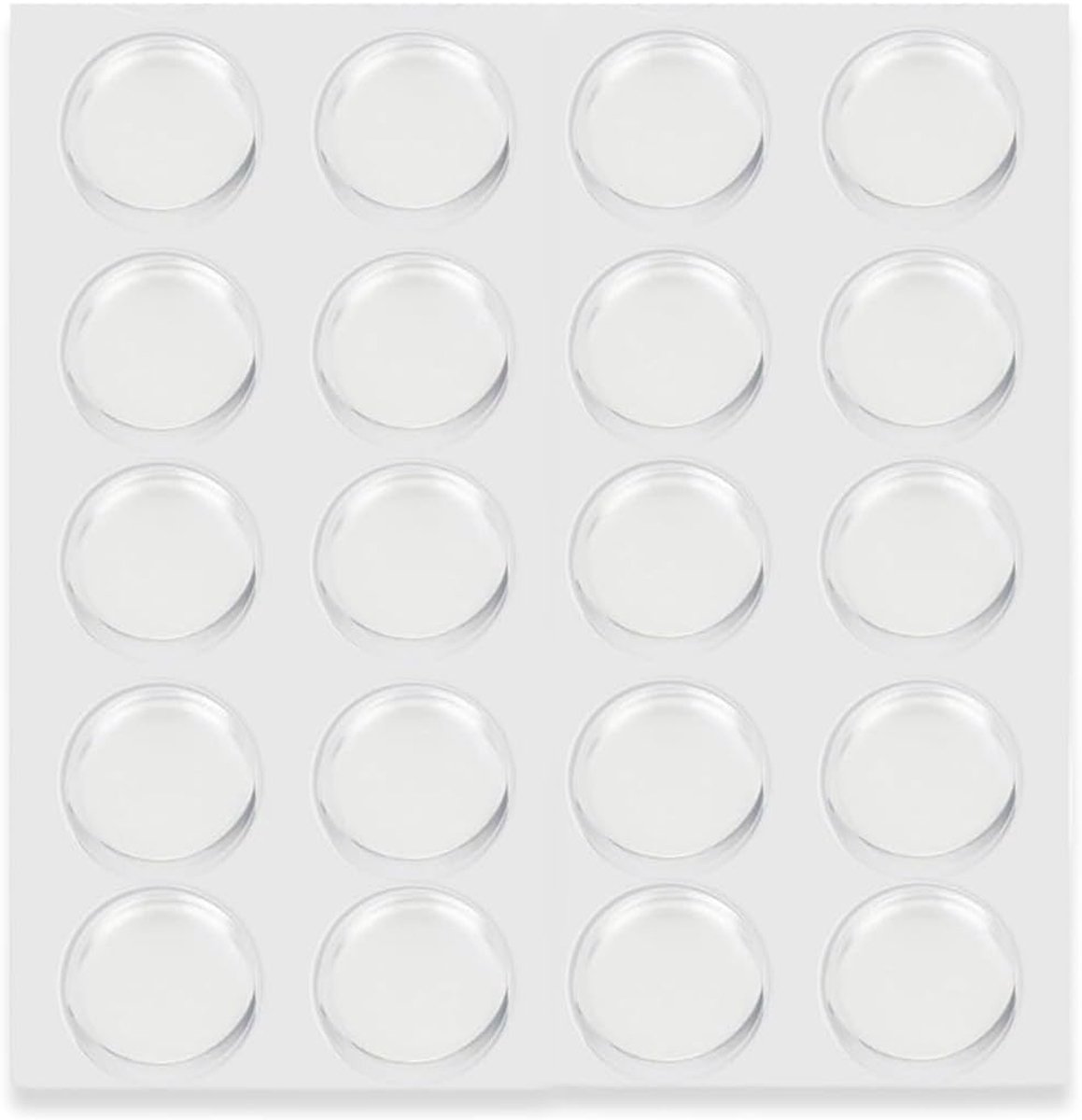 Transparante bumperbescherming 22 x 5 mm - PU-siliconen - zelfklevend - voorkomt schade aan meubels - ShopVlot