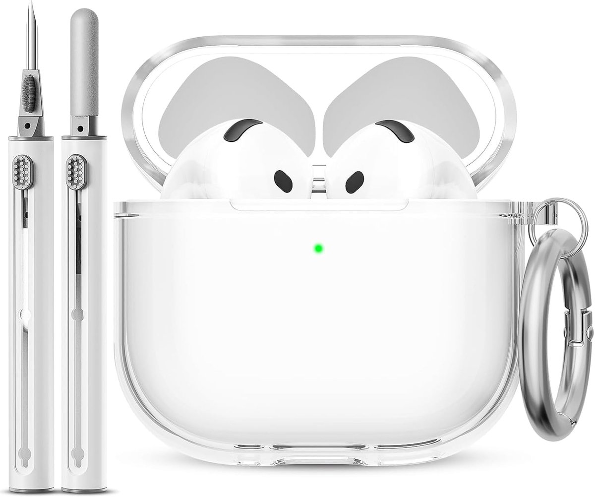 Case voor AirPods Pro 3 - Transparante TPU - Draadloos opladen - Bescherming met reinigingsset - ShopVlot