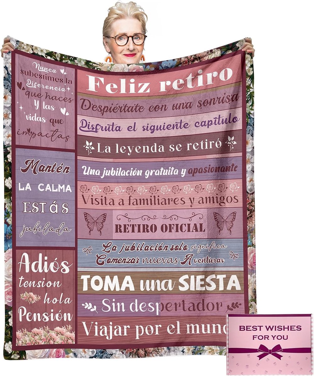Flanellen dekentje - gepersonaliseerd - retiree geschenk - warme herinneringen - ShopVlot