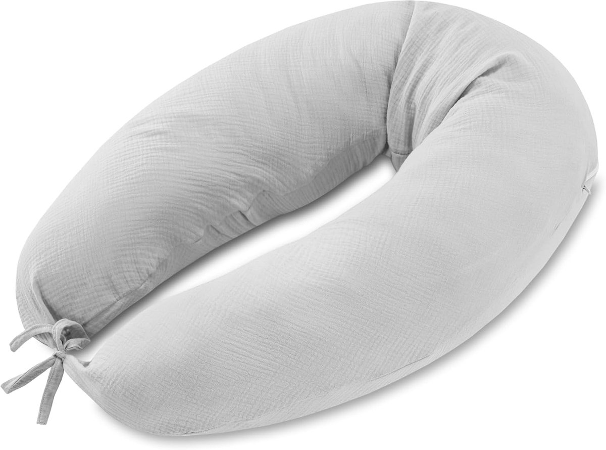 Ondersteuningskussen 190 cm - Lang Relaxkussen - Verwijderbare hoes met rits - Ideaal voor lezen en ontspannen - ShopVlot