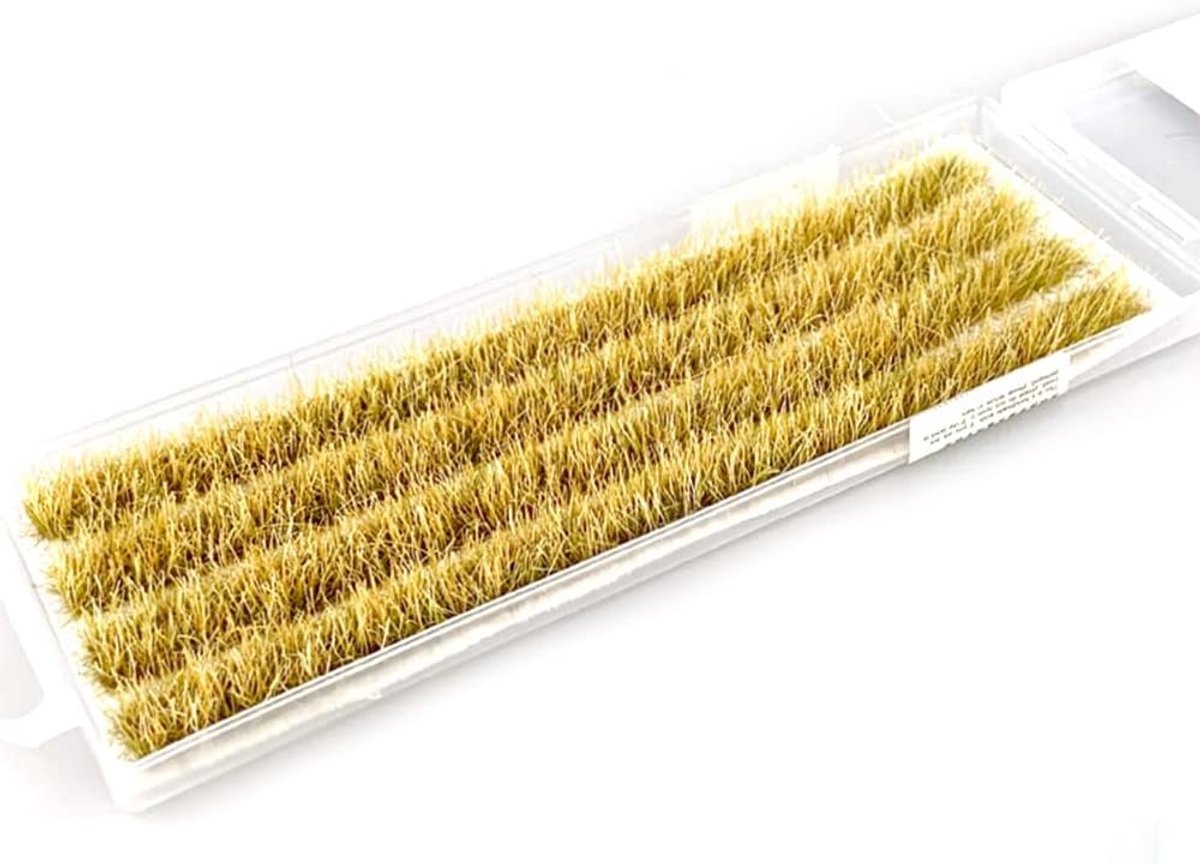 Static gras model rijstveld - kunstgras goud - realistisch decor - ideaal voor miniatuur landschap - ShopVlot