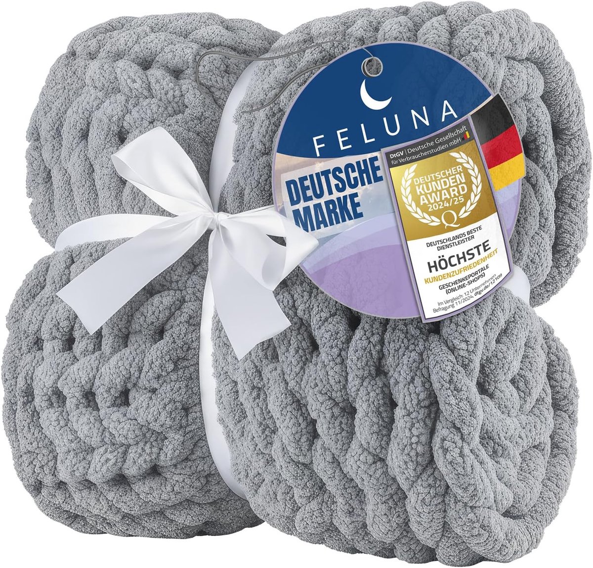 Fleece Dekentje M - Chunky Knit - Zacht en Cuddly - Perfect voor Gezellige Avonden - ShopVlot
