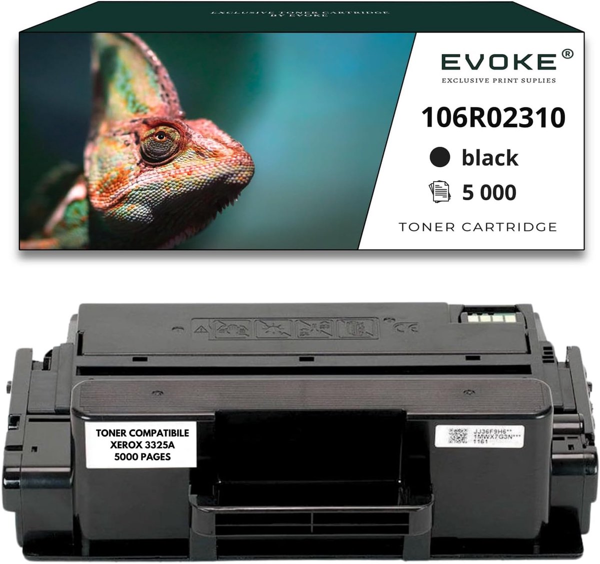 Toner zwart - vervanging voor 106R02310 - 5000 pagina's - 100% compatibel met Xerox - ShopVlot
