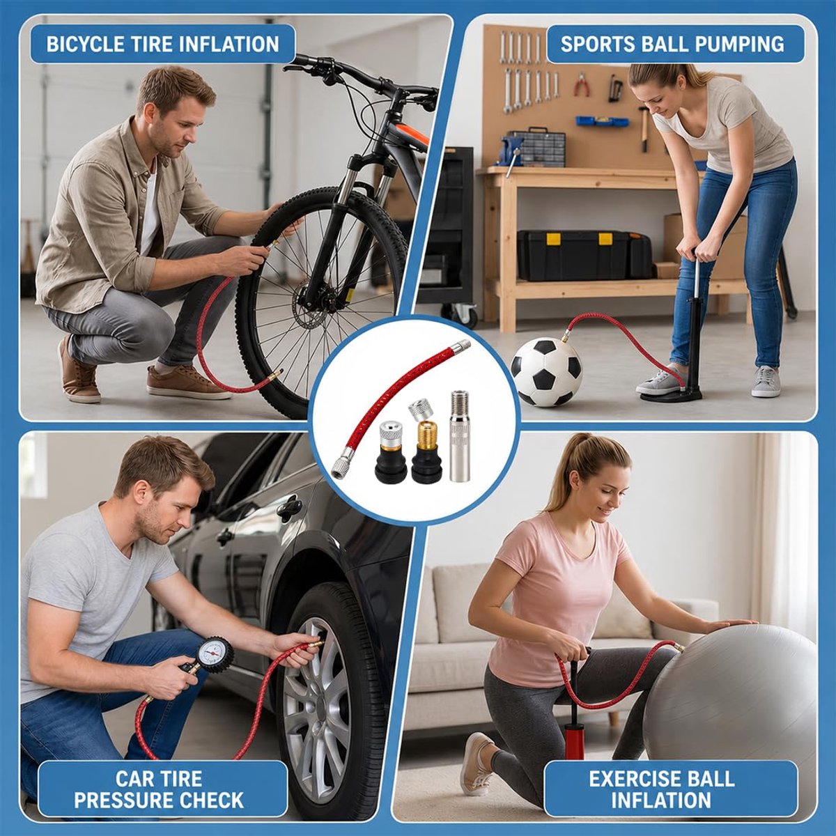 Tubeless elektrische step met ventielverlenging 4cm - geschikt voor Xiaomi en Ninebot Max G30 - ShopVlot