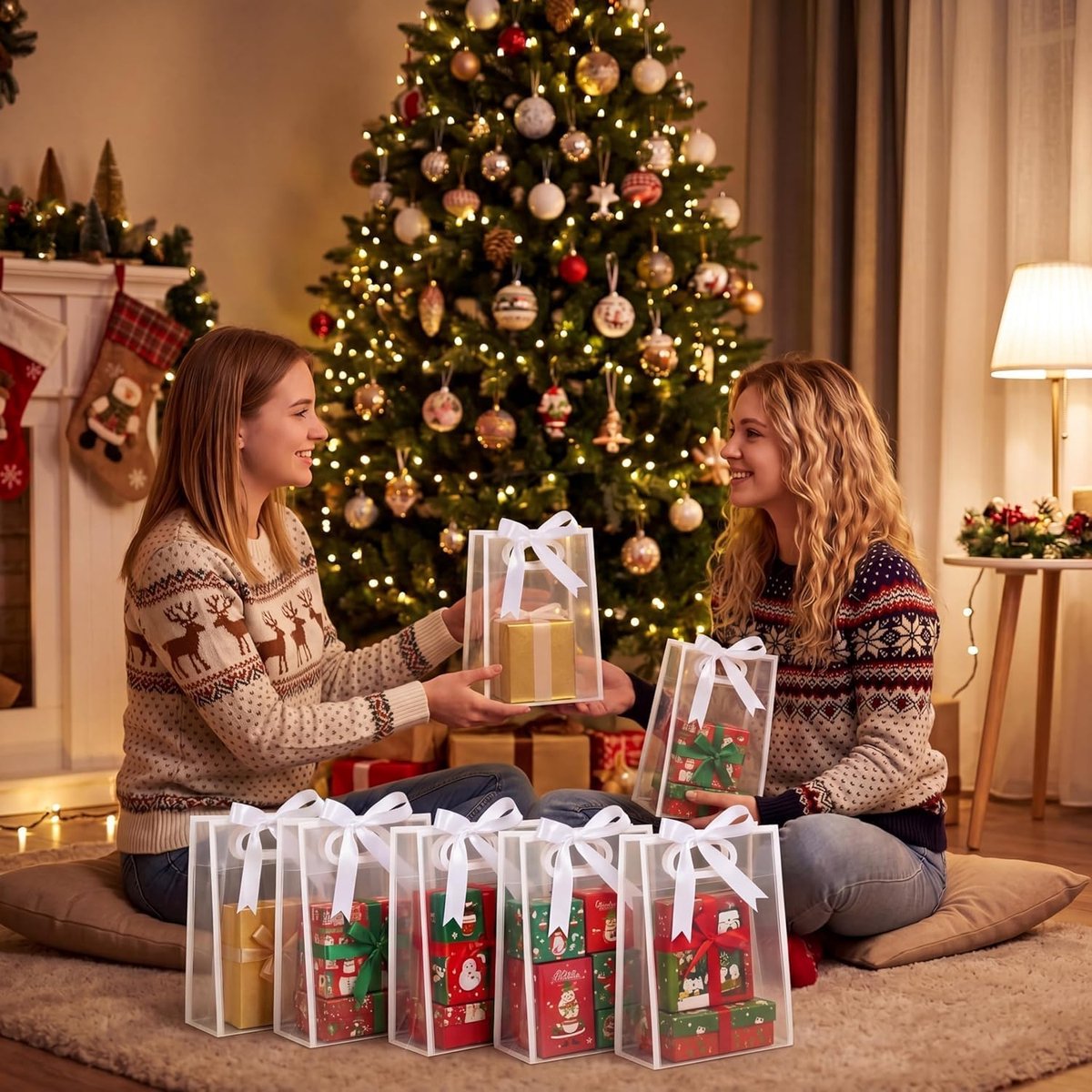 Cadeauzakjes wit - Papieren zakjes - 20 stuks - Perfect voor feestjes - ShopVlot