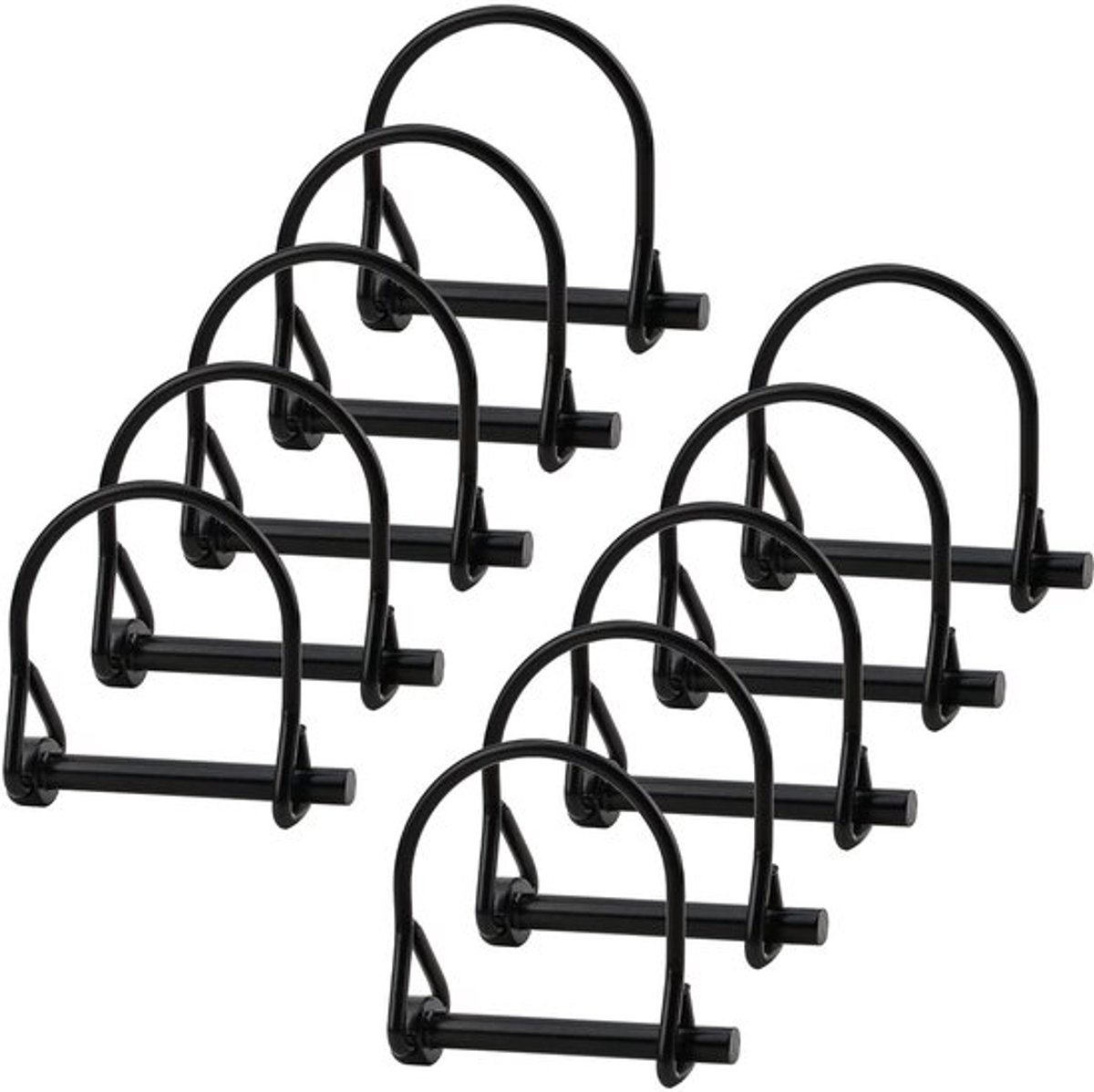 Draadslotstift 52 mm - 10 Stuks - Koolstofstaal - Borgstift/Borgclip - Veiligheidskoppeling - Antiroest - Geschikt voor tuin/gazon - Borgpen