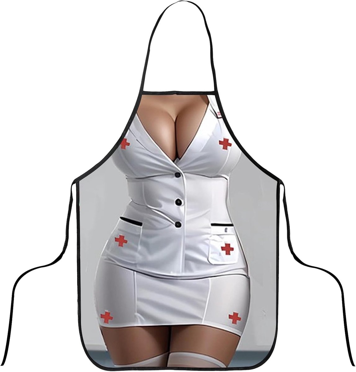 Koksschort dames 80cm - grappig en sexy - leuk cadeau voor BBQ - feestelijke uitstraling - ShopVlot