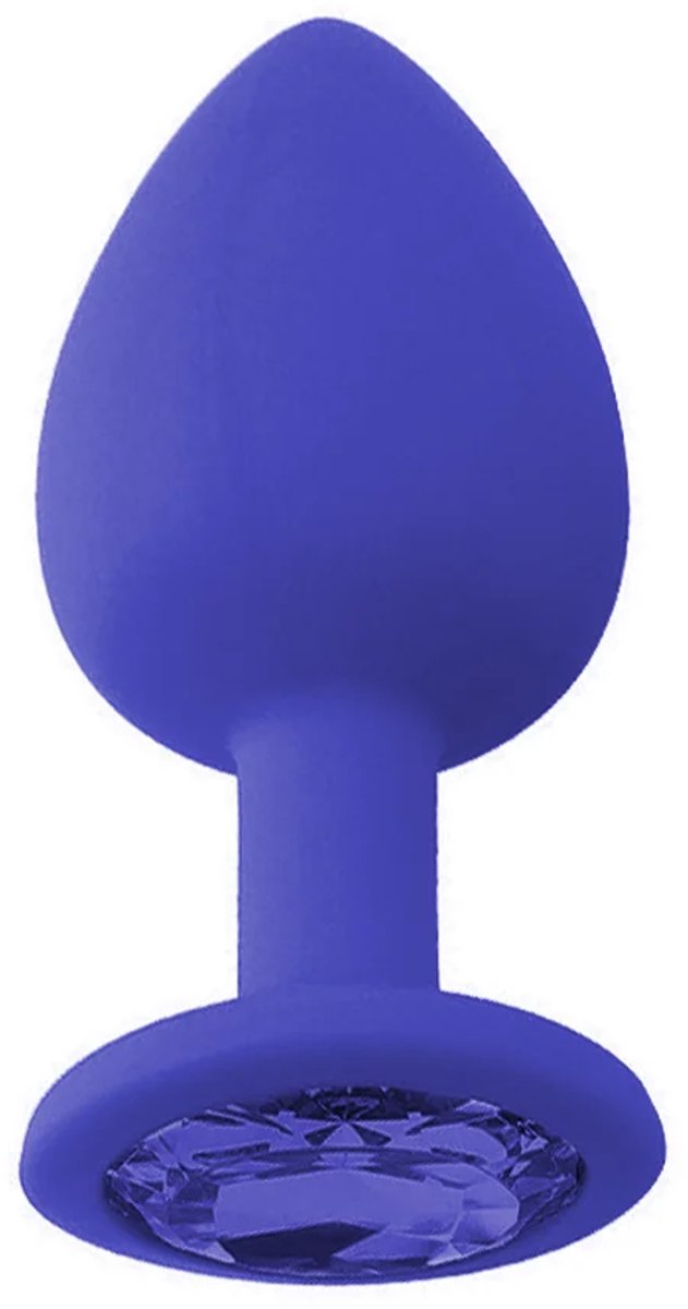 Blauwe Siliconen Anale Plug Standaardmaat Comfortabel en Praktisch voor Persoonlijk Gebruik