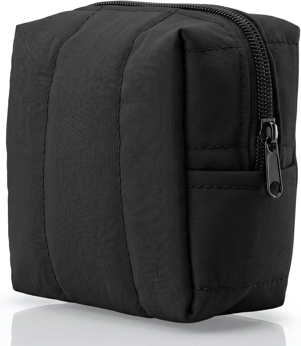 Toilettas mini - zacht gevoerd corduroy - waterdicht - ideale make-uptas voor dames - ShopVlot