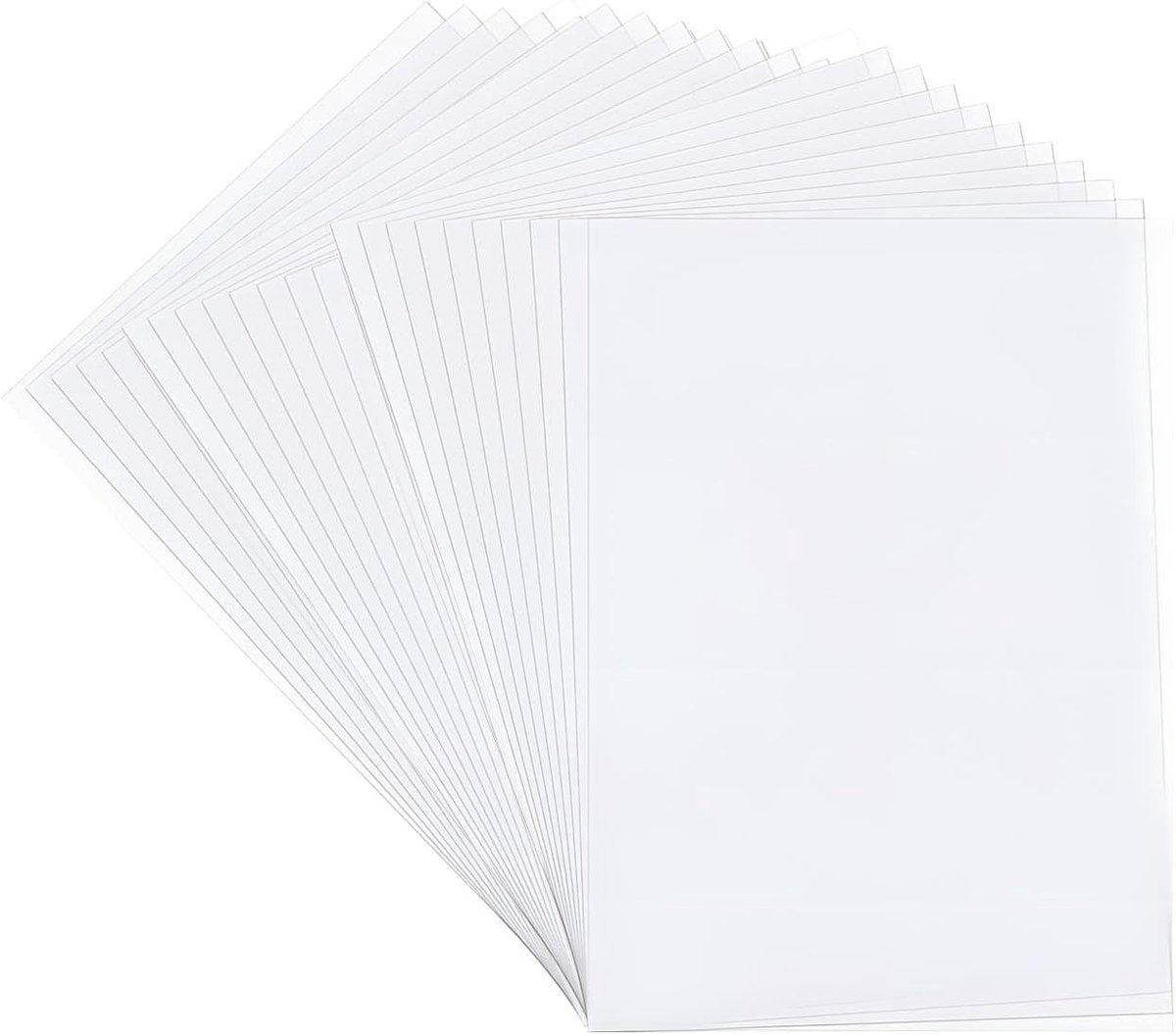 Fotokaartenhoezen 58 x 89 mm - transparant - bovenste opening - ideale bescherming voor verzamelkaarten - ShopVlot