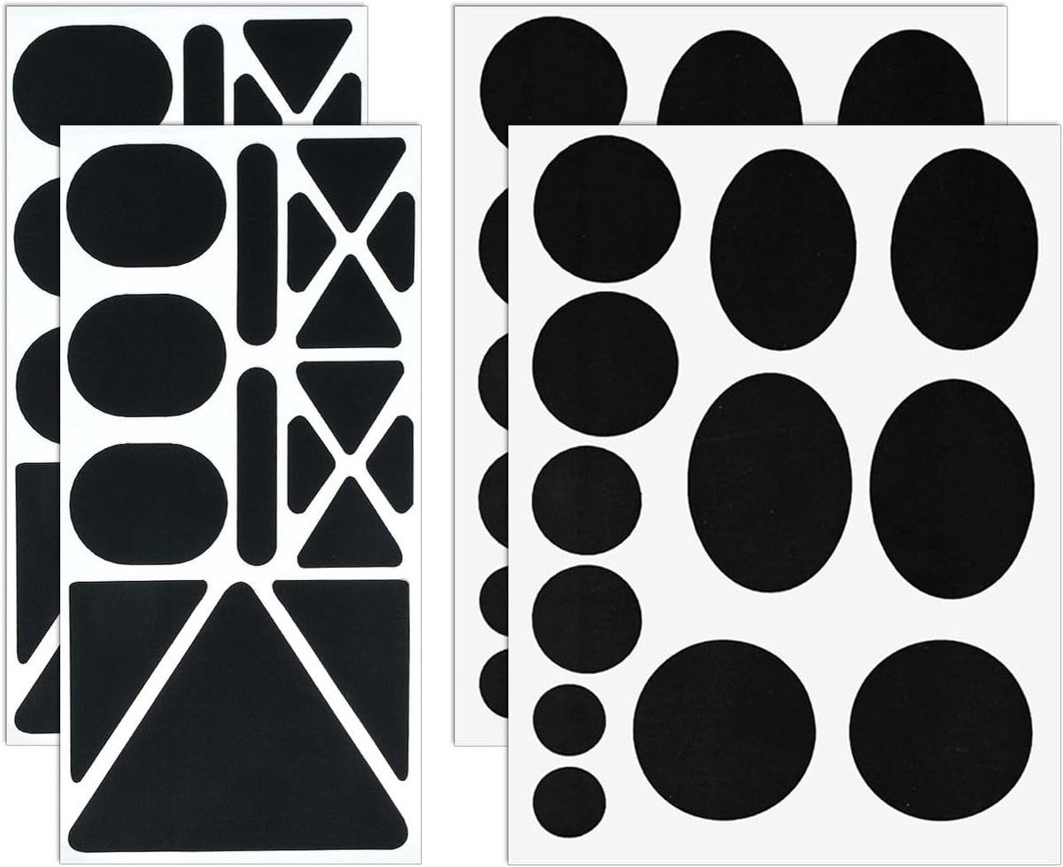 Reparatiepatches 4 stuks - waterdicht nylon - sterke zelfklevende patches - ideaal voor jassen - ShopVlot