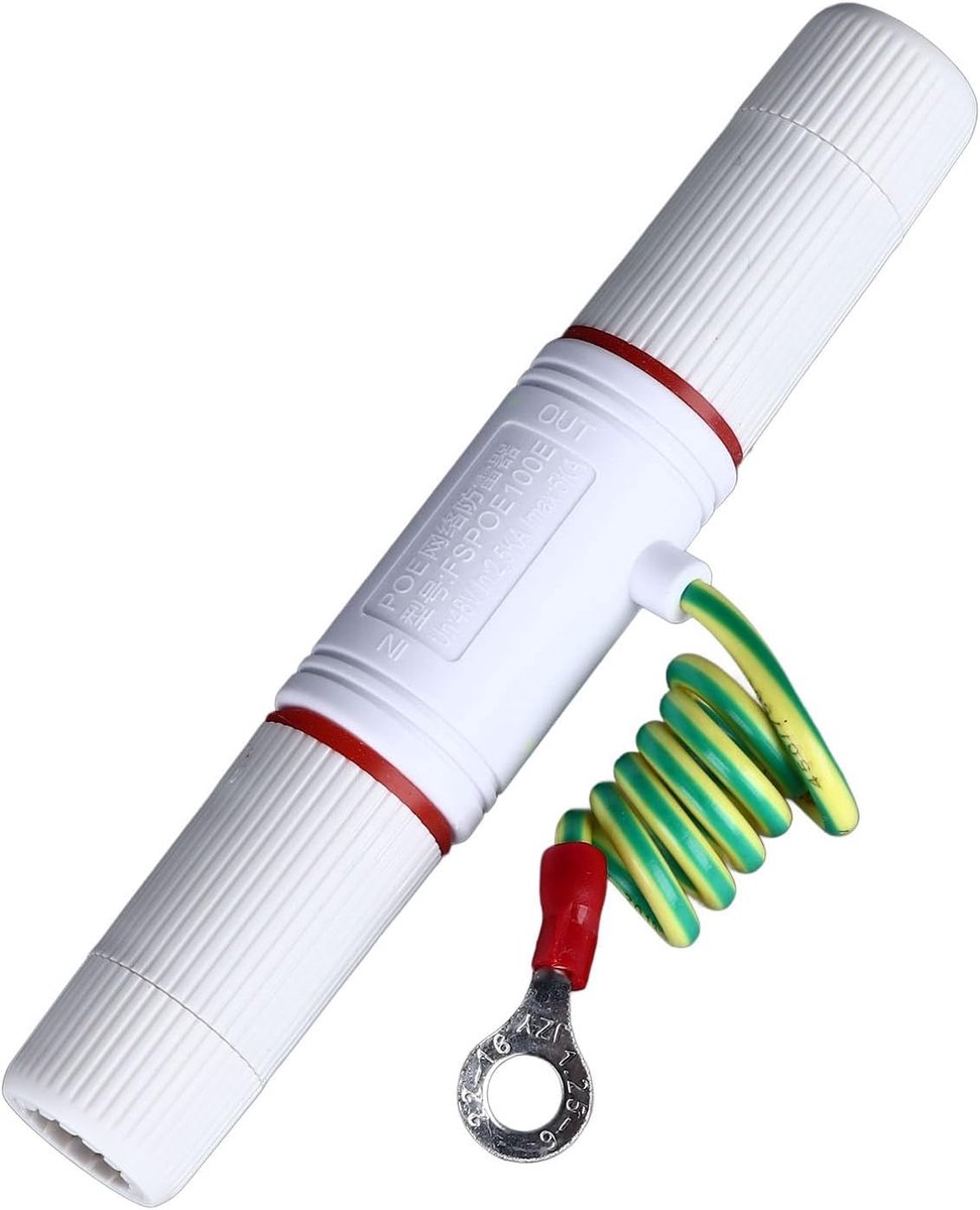 Ethernet overvoltage bescherming - RJ45 Ethernet - Waterproof - Beschermt apparaten tegen schade - ShopVlot
