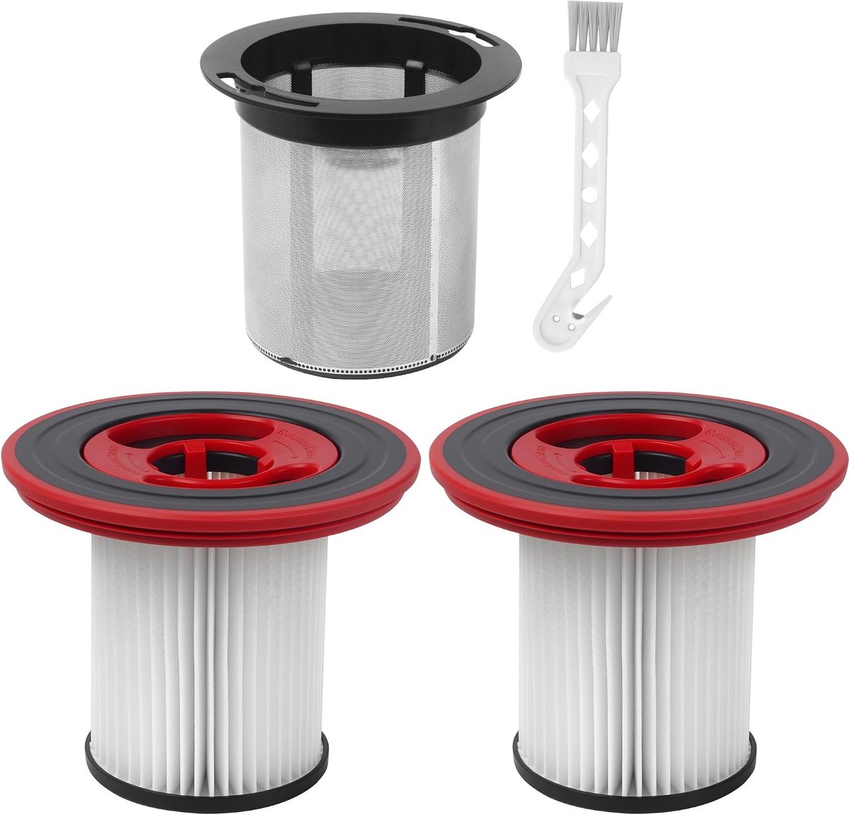 Vervangende filters verpakking van 3 - voor Bosch Unlimited Series 7 - optimale reiniging - eenvoudig te vervangen - ShopVlot