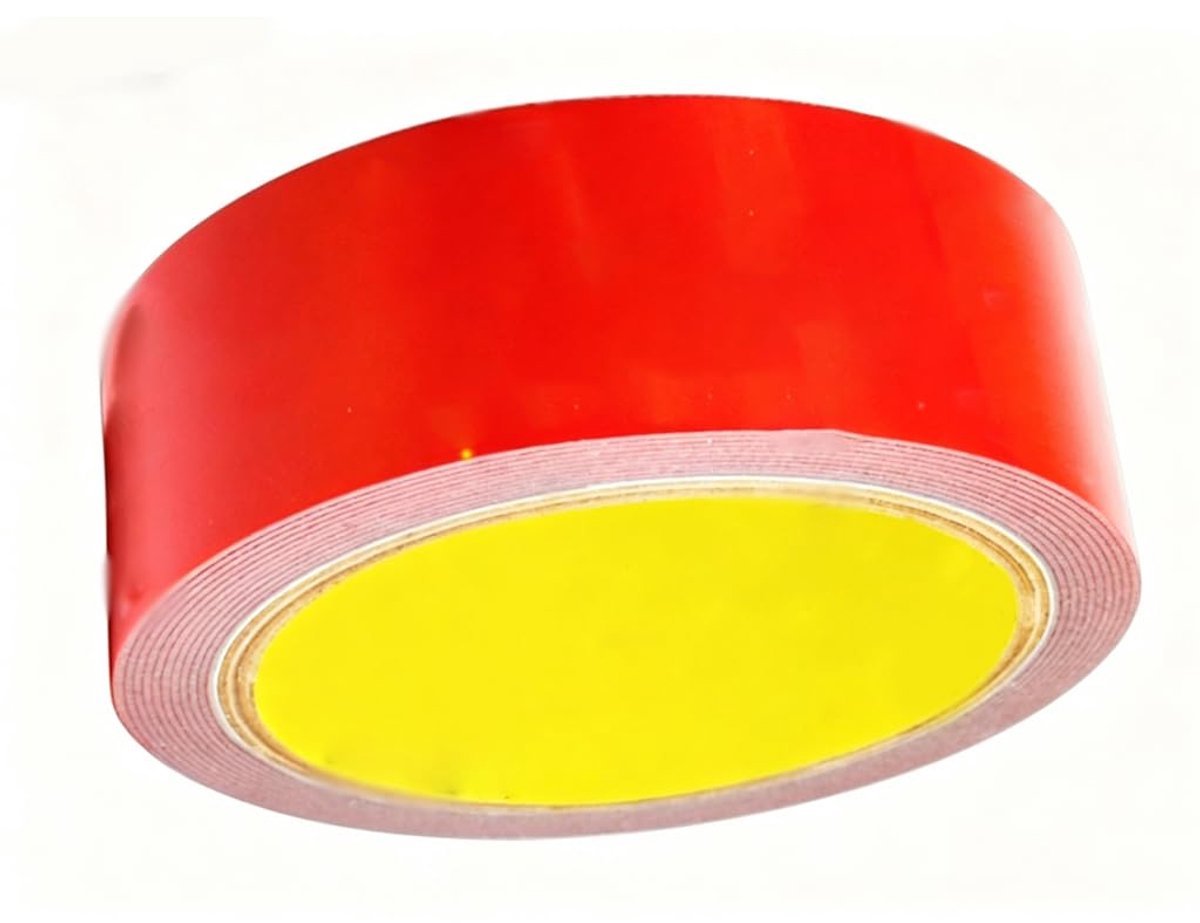 Dubbelzijdig plakband 8 mm x 3 m - acrylschuim - extra sterk - ideale bevestiging voor decoratie - ShopVlot