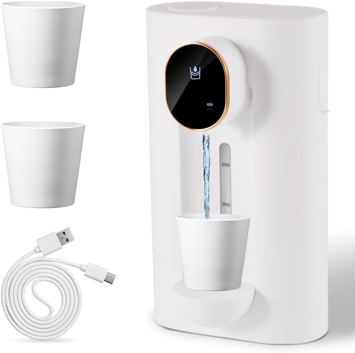 Mondspoeling Dispenser - 540ml Touchless - Wandmontage - Met 2 Magneetbekers - ShopVlot