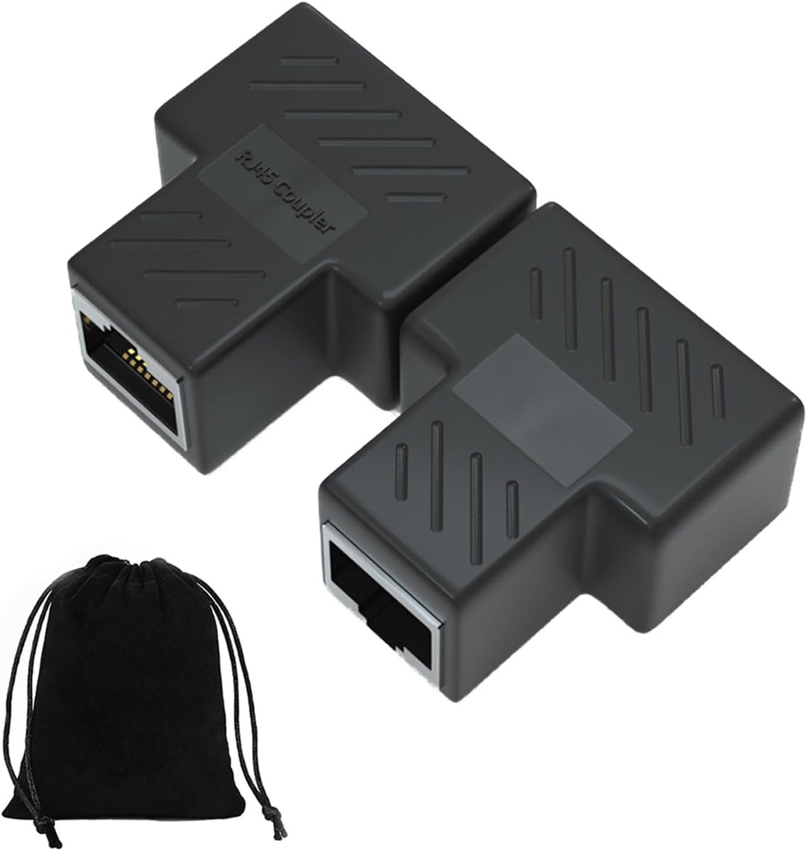 RJ45 LAN Splitter 1 naar 2 - 2 poorten - Eenvoudige installatie - Ideaal voor netwerkverbindingen - ShopVlot