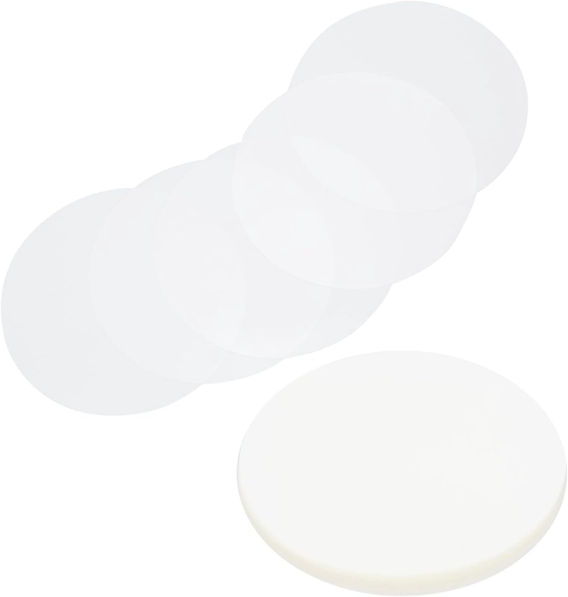 Plastic cirkel transparante knoopfilm covers - 100 stuks - premium PVC - beschermt pin badges - ShopVlot