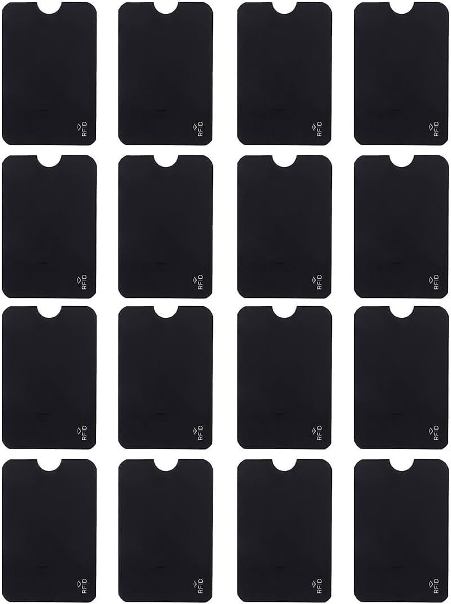 16 stuks kleurrijke RFID-beschermhoezen voor creditcards, creditcardhoes, anti-hacking, creditcardbescherming, RFID - ShopVlot