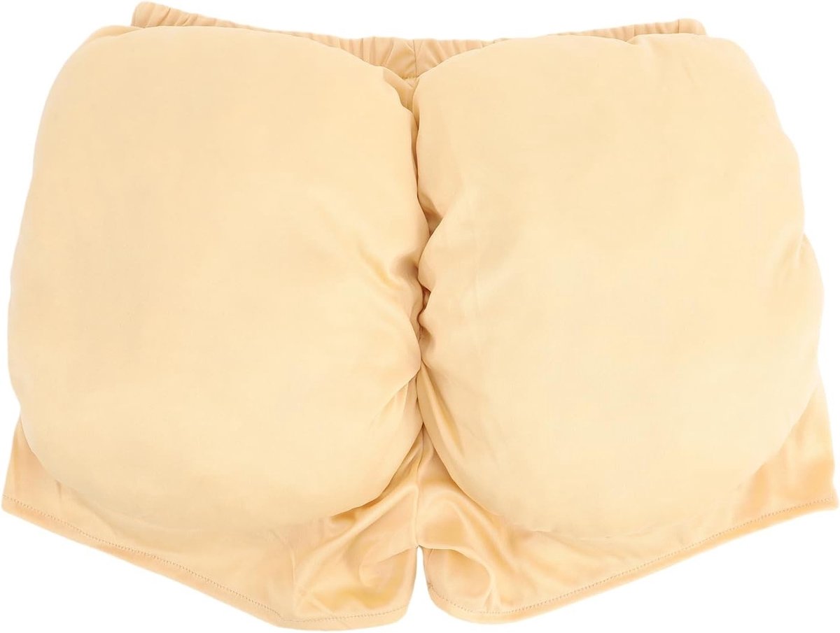 Grappig kostuum voor oudere dames met grote billen voor rollenspellen en toneelshows, elastische tailleband en oversized ontwerp van 28,3 inch