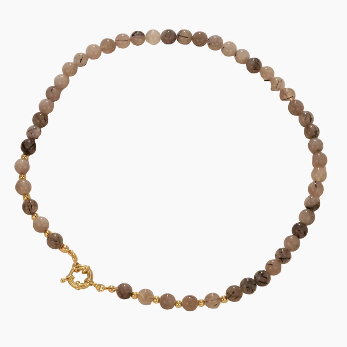 Elara - Kralenketting - Natuursteen - -