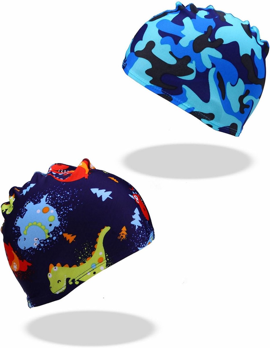 2 stuks badkap,badkap kinderen jongens,gorro natacion niña,badkap meisje lang haar,2er-Pack Kinderbadkap - ShopVlot