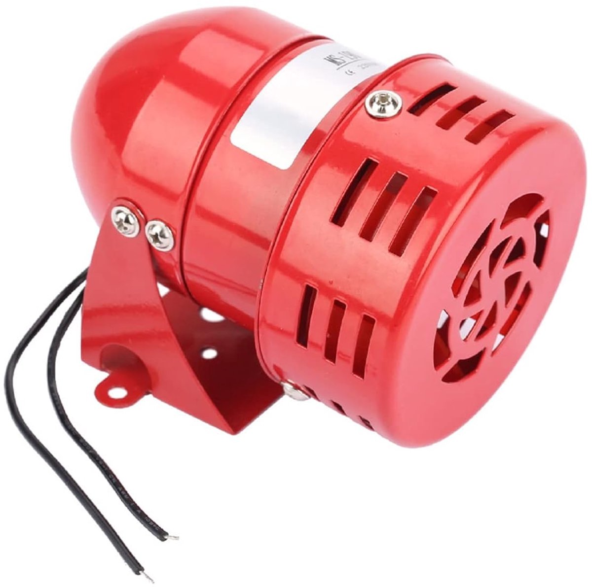 MS-190 Electric Motor Wind Screw Alarm 220V 120DB Mini Metal Motor Warning Device 50ma 25W Horn Siren Loud Buzzer Road - ShopVlot