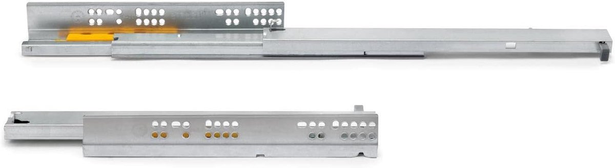 Drawers with fully extendable ball and Push To Open function, length 500 mm, height extendable rails, drawer with - ShopVlot