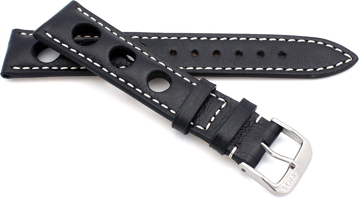 RIOS1931 Sulla Baikal Rallye Vintage Cowhide Leather Watch Strap Handmade in Germany Robust - ShopVlot