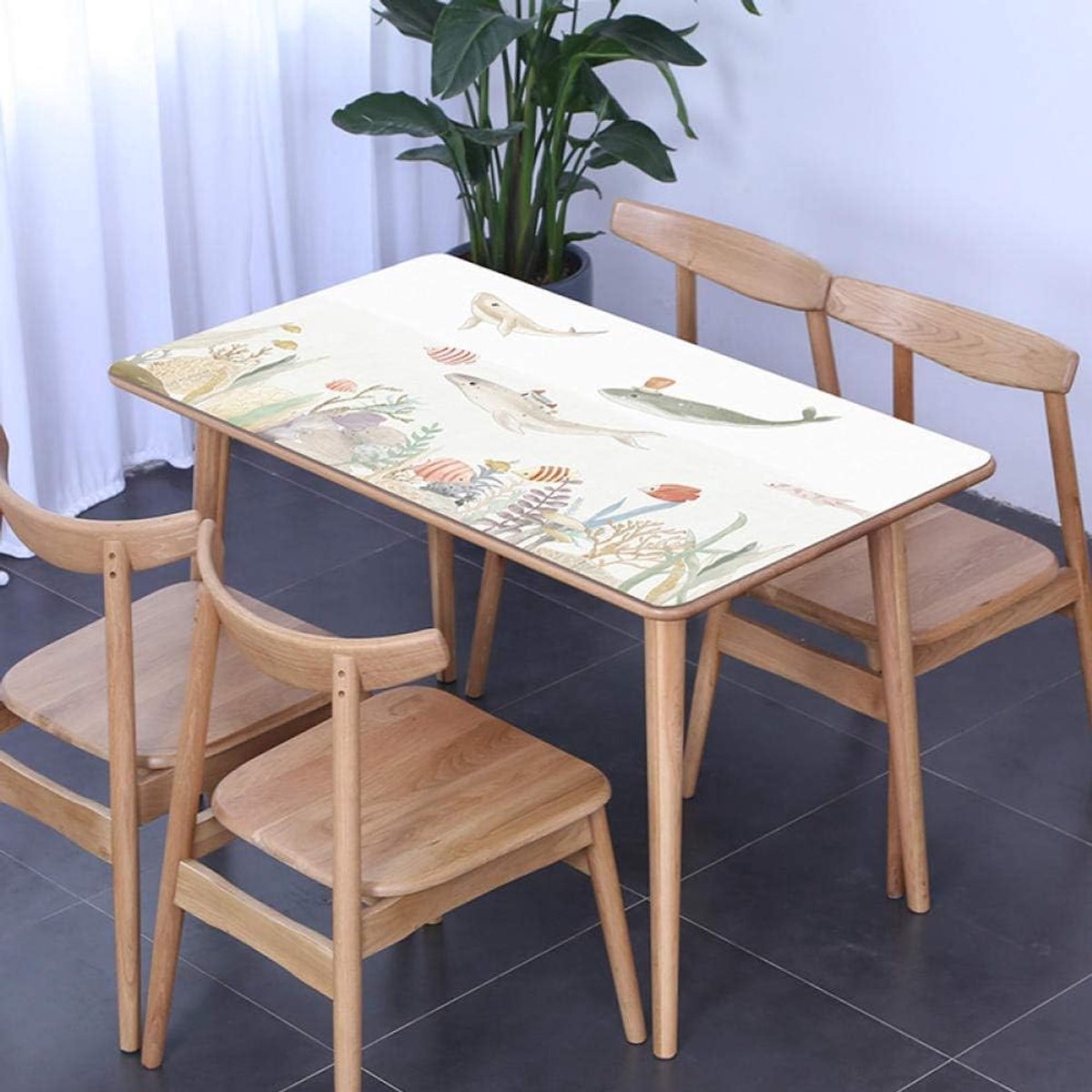 Tafelkleed schattig cartoon anti-scalding TV kast computer bureau tafel mat slaapkamer eettafel - ShopVlot