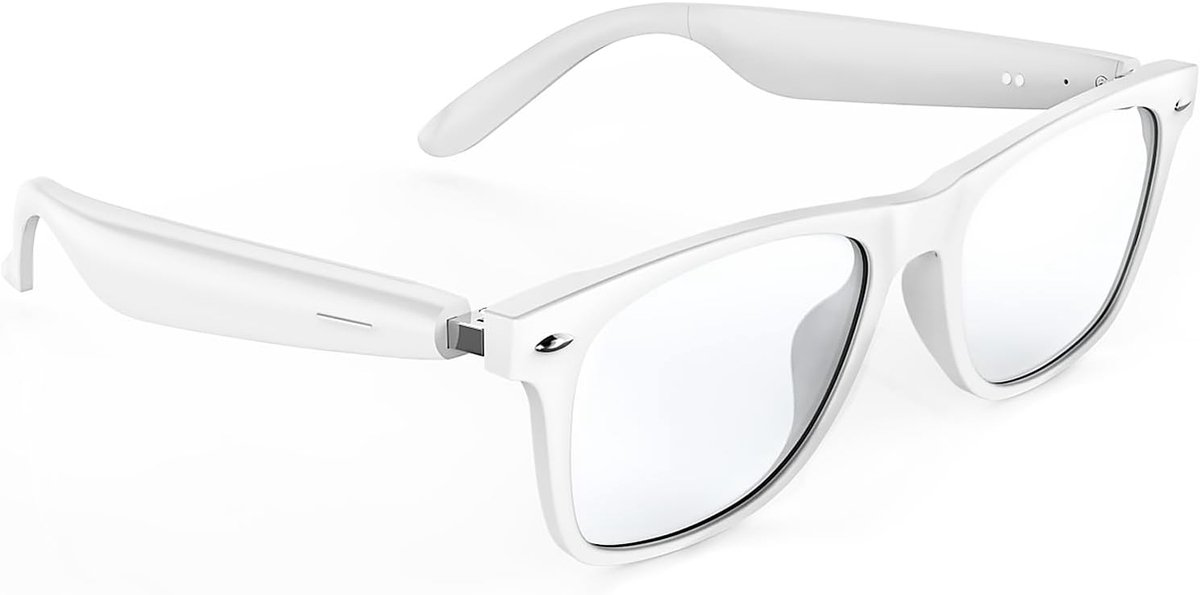 Smart Glasses Headphones, Safety Glasses with Bluetooth Speaker, UV Protection & Blue Light Blocking, Voice Control - ShopVlot