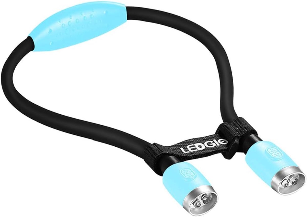 [New Version] LEDGLE Neck Light LED Reading Light Book Light Rechargeable, 6 Levels Brightness, Portable and Flexible - ShopVlot