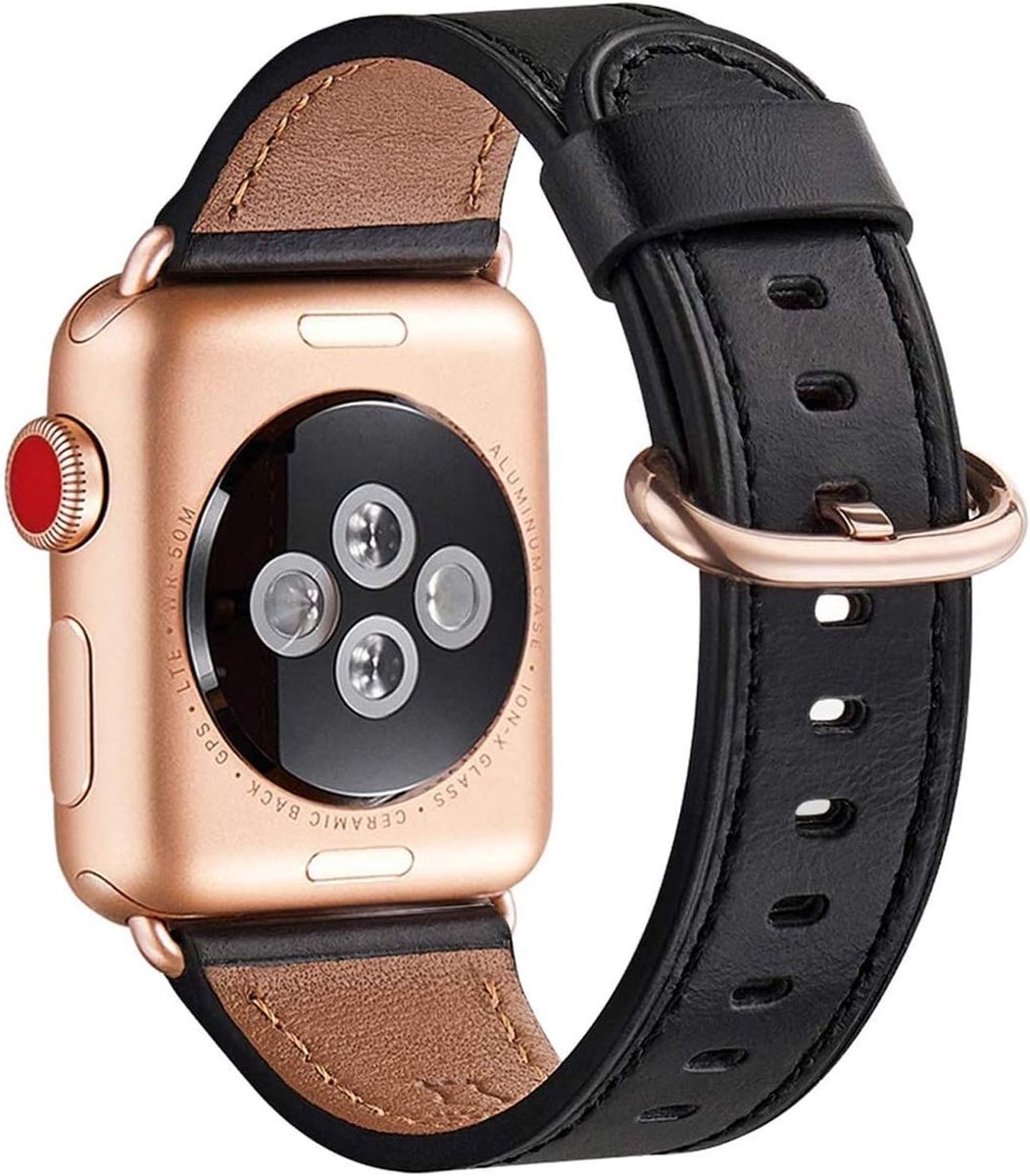 WFEAGL Compatible with Watch Watch Strap 42mm 44mm 38mm 40mm Multi Color Leather Replacement Watch Straps Compatible - ShopVlot