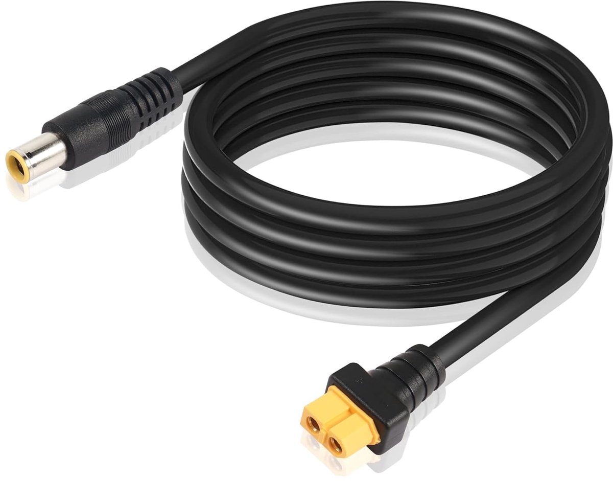 DC 8mm to XT60 Power Cable 14AWG DC 7909 Male to XT60 Female Adapter Cable for Solar Panel Portable Power Station - ShopVlot