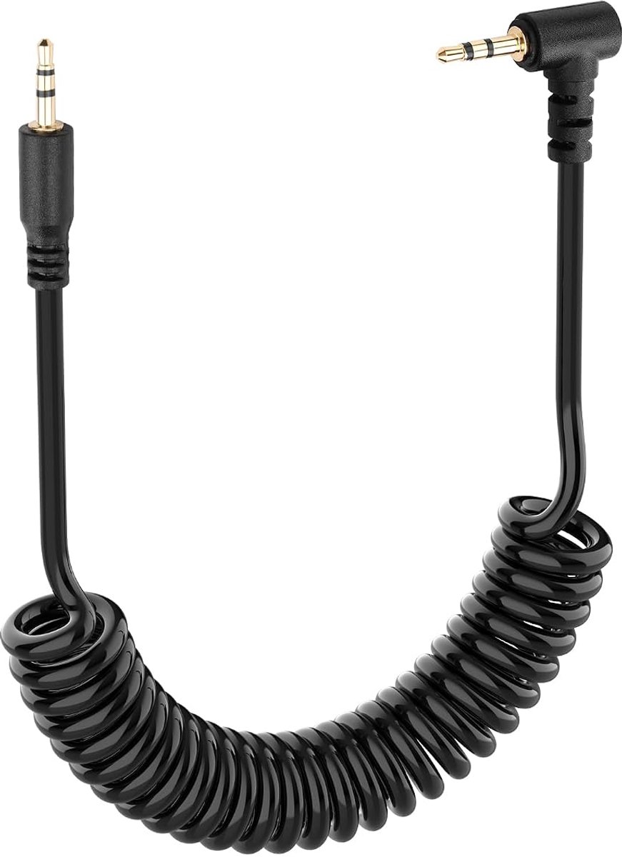 2,5 mm TRS-stereo-audiokabel, rechthoekige 2,5 mm TRS-mannelijke naar mannelijke stereo-audiokabel voor hoofdtelefoon - ShopVlot