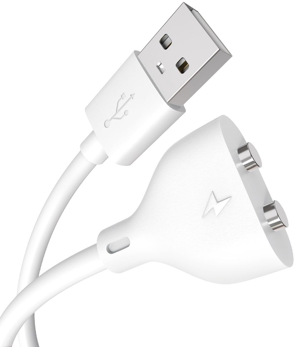 Magnetische USB DC oplaadkabel, 6 mm, vervangende oplaadkabel, 2-pins magnetische oplader voor oplaadbaar speelgoed - ShopVlot