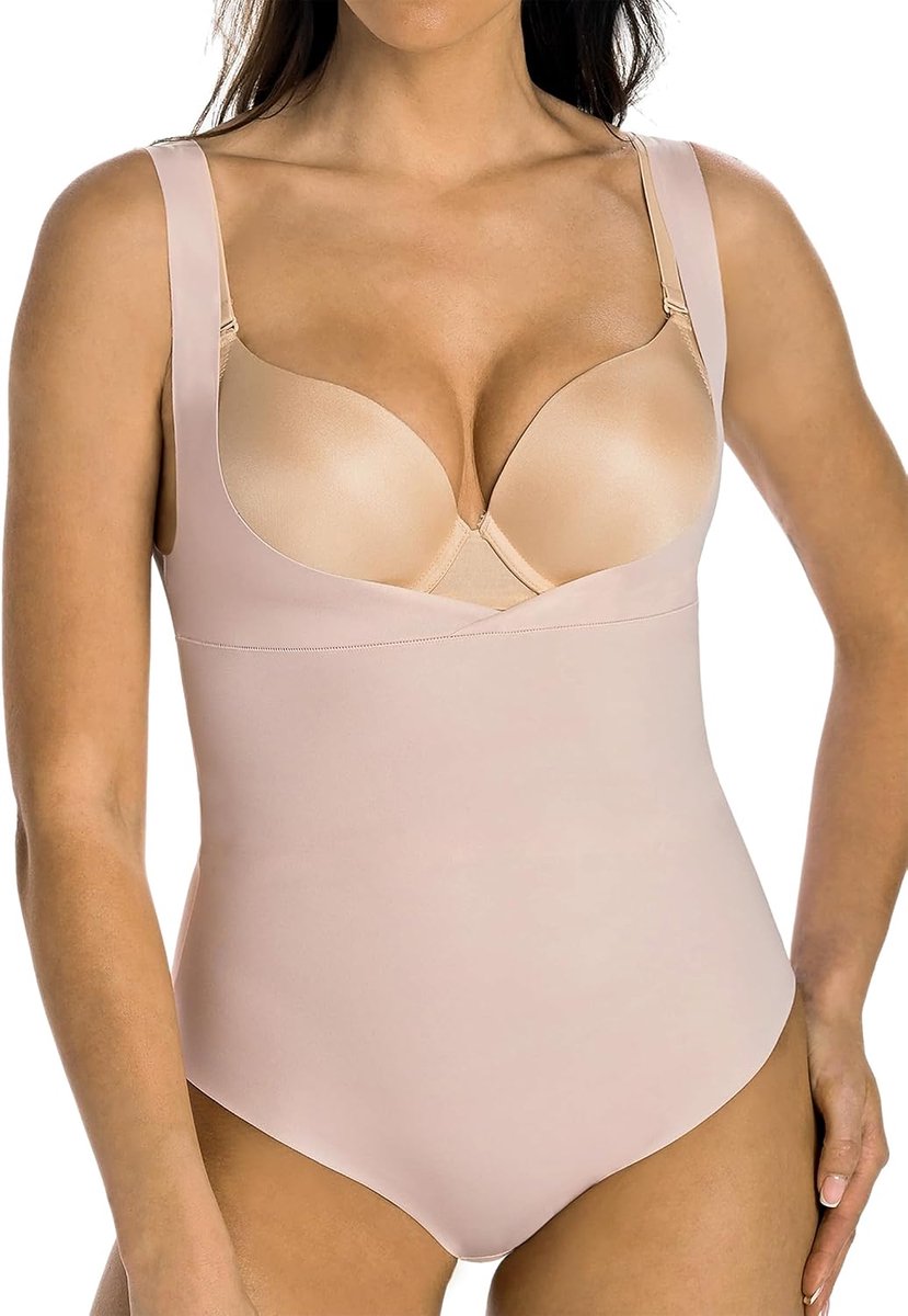 Teyli Modeling and slim body under the chest in beige, beige, M, beige - ShopVlot