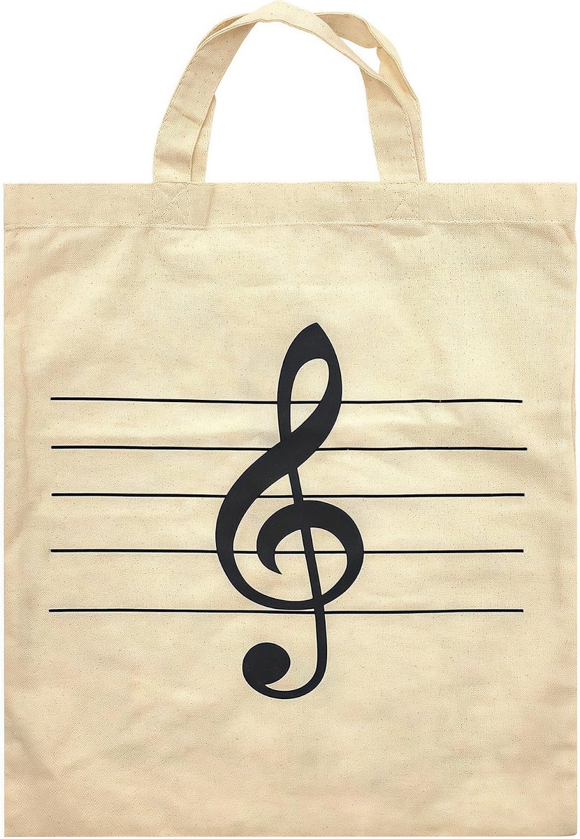 Musiin Music Notes Cotton Tote Bag Canvas Tote Bag Reusable Shoulder Shopping Bag Suitable for Music Gifts - ShopVlot