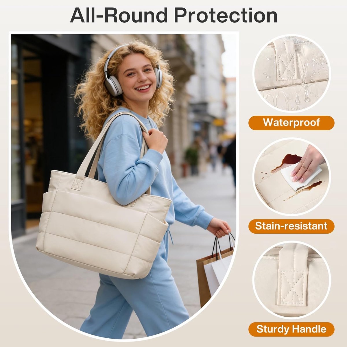 8+9 20l Women Handbag/Travel Bag with Multifunctional Card Holder, Lightweight Design (0.86 lbs) - ShopVlot