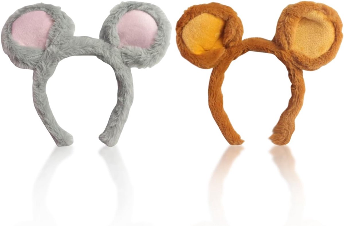 2 Stuks Muisoorhoofdbanden, Pluche Gezichtswashaarband, Speciaal Voor Make-Up En Schoonheid Voor Meisjes, Geschikt - ShopVlot