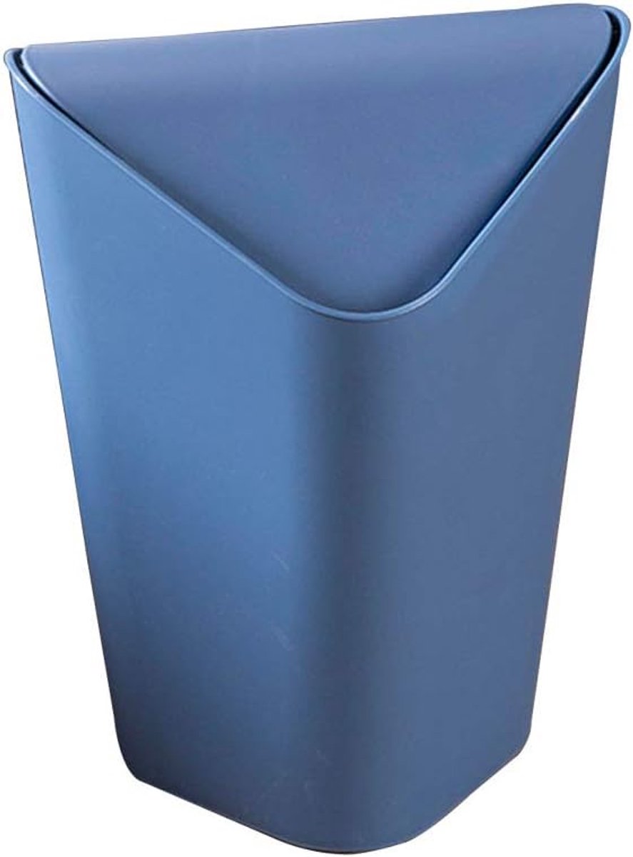 Trash house with lid creative bedroom Scandinavian style toilet bathroom kitchen living room trash can - ShopVlot