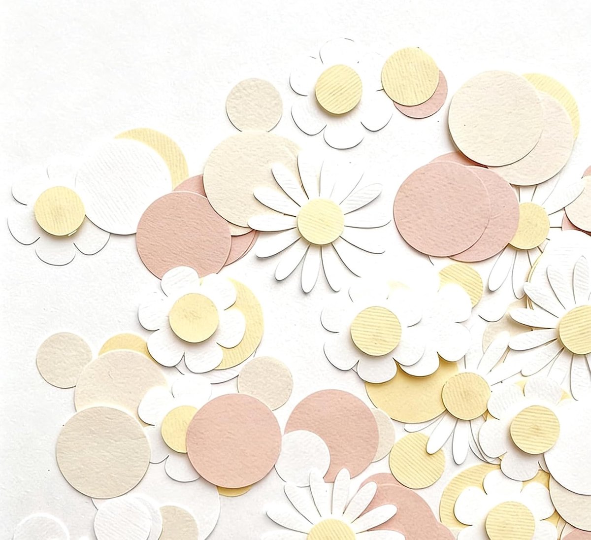 Baby shower decoratie confetti - 100 stuks - 6 patronen - gender reveal - feestelijke tafelversiering - ShopVlot