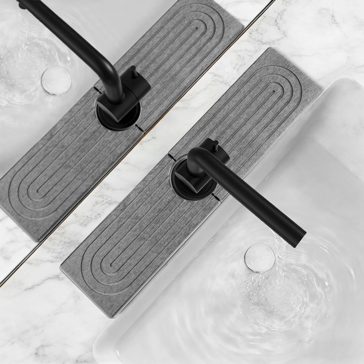 Solidchoice - Keukenafvoer Mat van Diatomiet 40x10cm