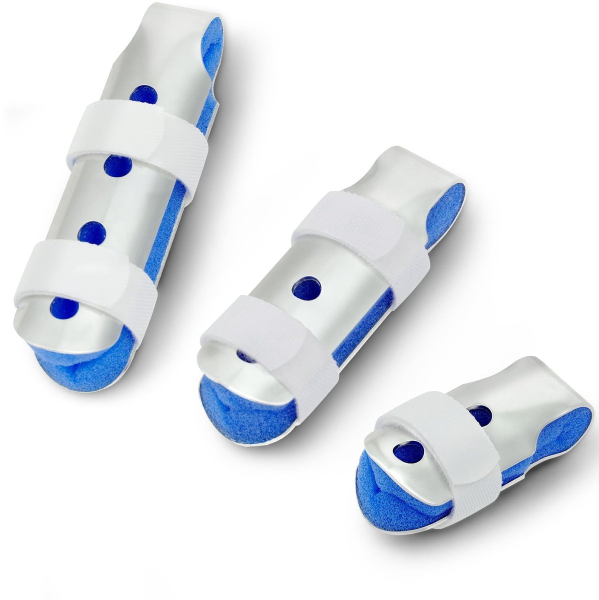 Solidchoice - 3 Stuks Verstelbare Aluminium Vinger Splints