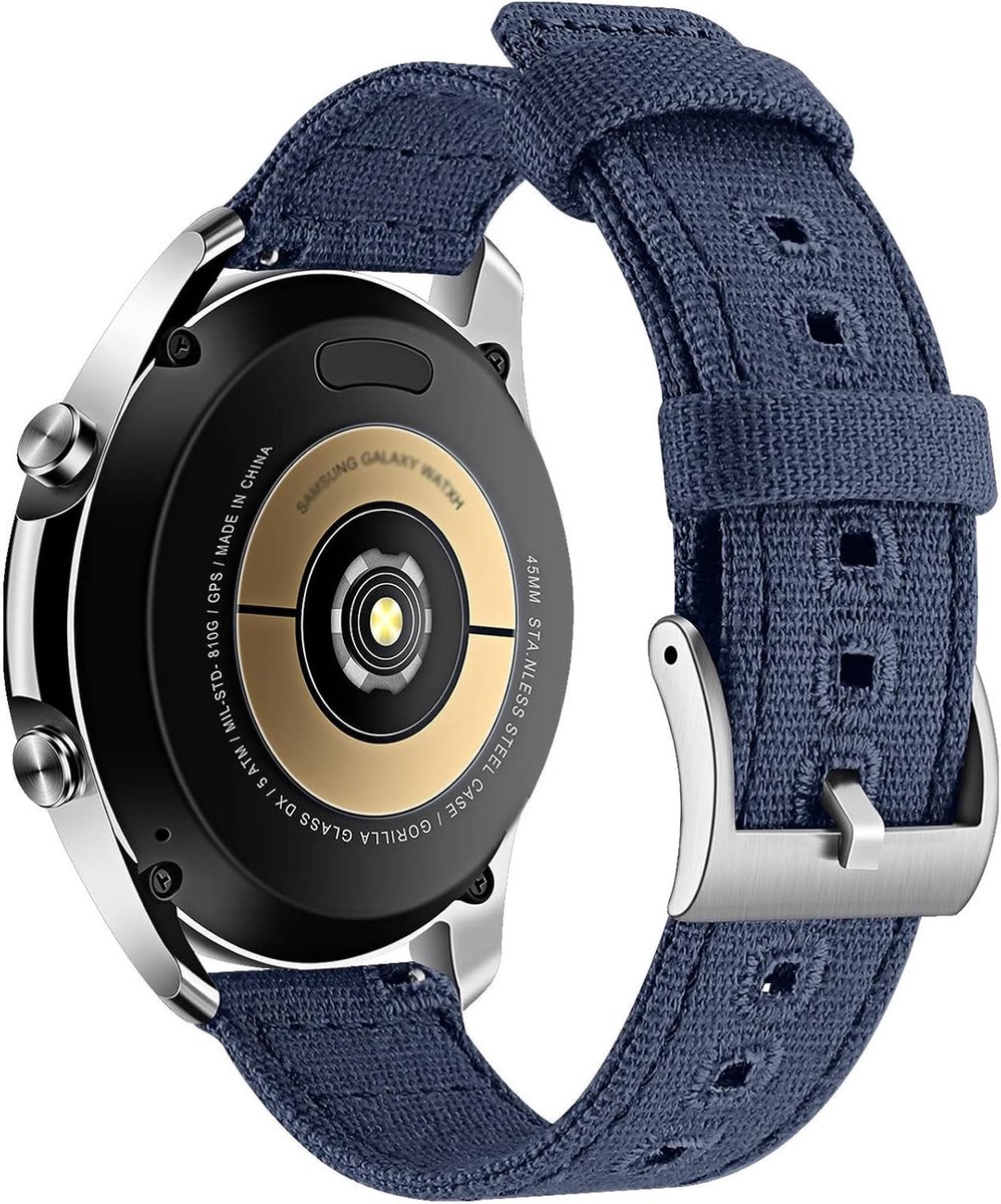 Horlogeband 18mm/20mm/22mm - Vervangbare canvas NATO band - Voor horloges en smartwatches - Snelle verwisseling - ShopVlot